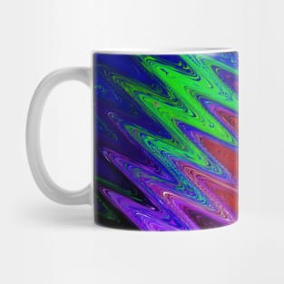 Colored zigzags Mug